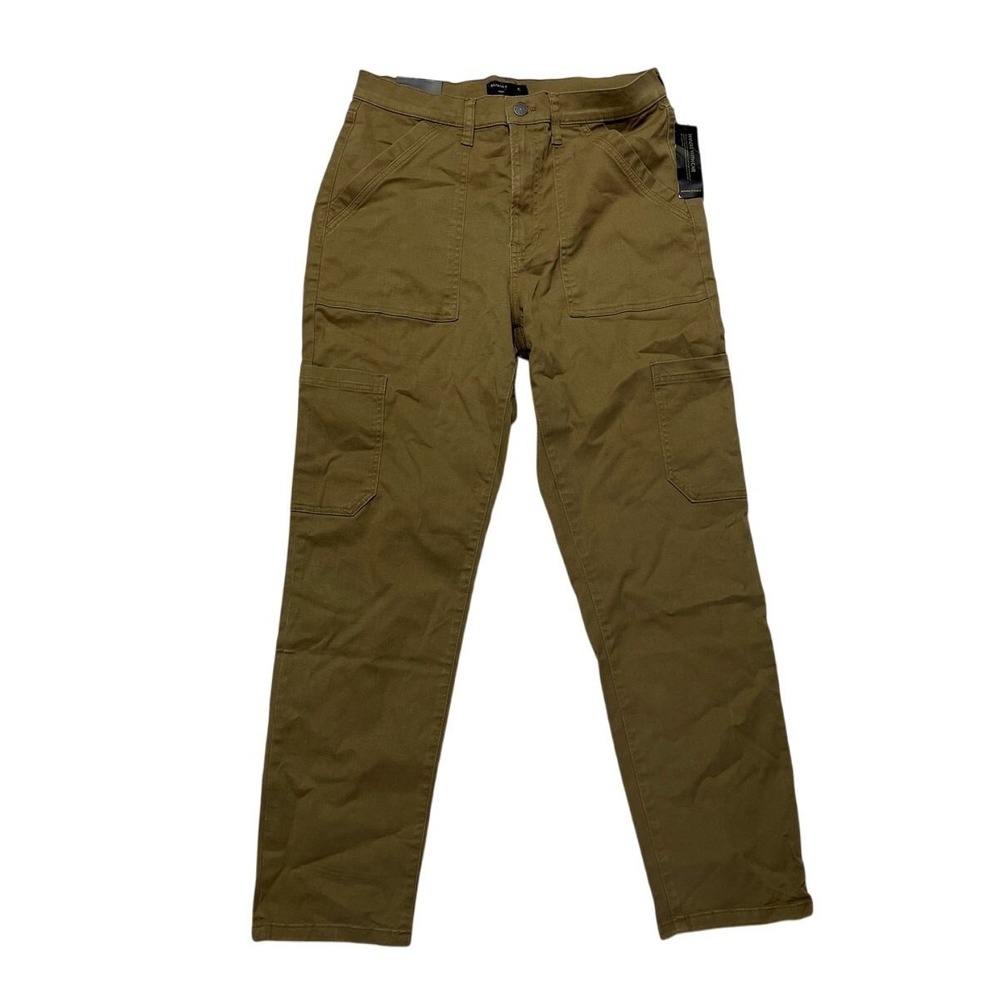 Banana Republic Slim Pant Chino 32x30 Whiskey Brown Utility Cargo 535202-00-1